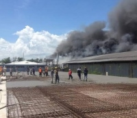 Cháy lớn tại xưởng gỗ trong KCX Linh Trung 2