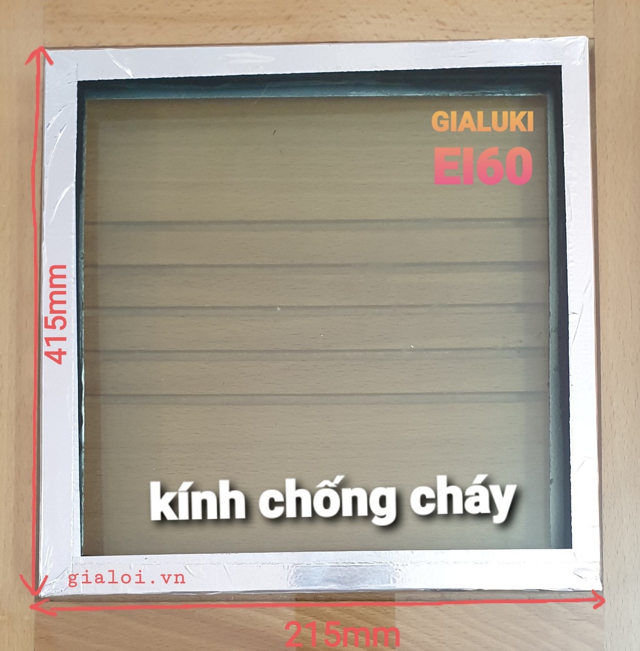 kính chống cháy EI 60 phút